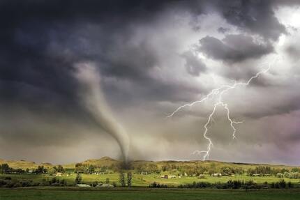 Tornado storm